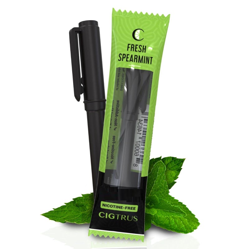 Cigtrus Tobacco-Free, Nicotine-Free Smokeless Air Inhaler - Non-Electric | Oral Fixation Relief Aid | Habit Replacing Breathing Stick (Green)